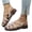 Khaki, variant on Summer Casual Footwear, Summer Comfort Footwear, Closed Toe Sandals Women, Comfortable Fisherman Sandal for Womens Wide Width Summer Dressy Wedge With Adjustable Strap, White 7