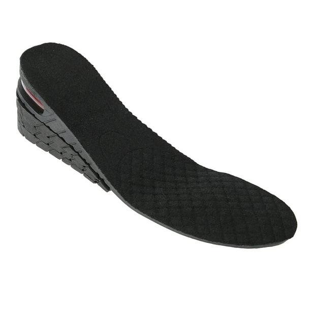 Plantillas elevadoras de altura, cuatro capas, altura ajustable, plantillas para levantar el talón, almohadilla para zapatos con aumento de altura, elaborada con cuidado