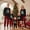 Red, variant on AIGUR Family Matching Christmas Pajama Set Christmas Tree Letters Print Long Sleeve Crew Neck Tops and Plaid Pants Loungewear