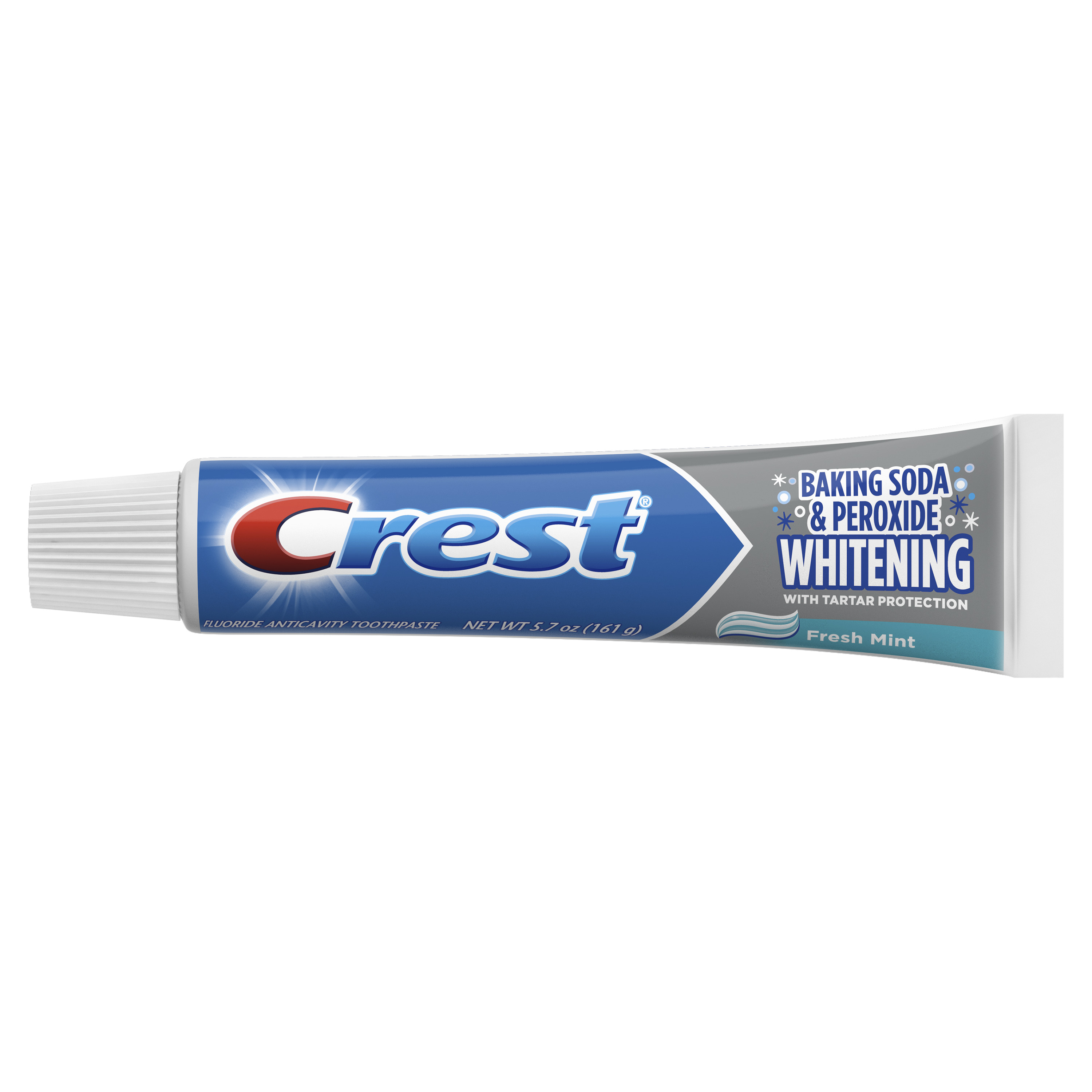 Crest Cavity & Tartar Protection Toothpaste, Whitening Baking Soda & Peroxide, Mint, 5.7 oz, 3 Pk - image 3 of 6