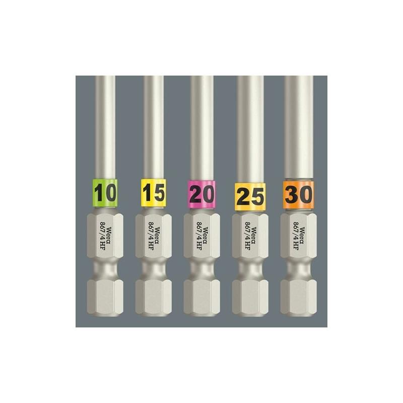 Wera TORX Bit TX15, 89 Mm Länge – Innen-TORX Bit Für Schrauben In Metall & Blech, 1/4" Aufnahme