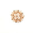 thumbnail image 1 of Sonducket Bufanda anillo perla diseño Simple todo-fósforo flor Vintage moda decorativa joyería multiusos chal Pin regalo del Día de San Valentín Accesorios de disfraces Oro, 1 of 6