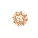 thumbnail image 1 of Sonducket Bufanda anillo perla diseño Simple todo-fósforo flor Vintage moda decorativa joyería multiusos chal Pin regalo del Día de San Valentín Accesorios de disfraces Oro, 1 of 6