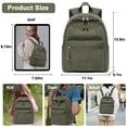 thumbnail image 2 of Minimochila BTOOP de pana para mujeres y niñas, color oliva, casual, viajes, 2 of 7