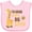 AD-Pink, variant on Inktastic I'm Going to Be a Big Sister Giraffe Girls Baby Bib