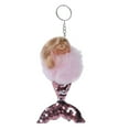 thumbnail image 4 of 12pcs Pom Pom Keychain Set Multicolors 17cm Fashion Adorable Key Ring for Backpack Handbag, 4 of 21
