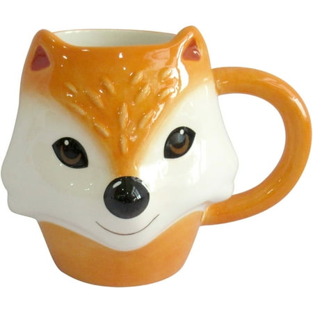 - Mainstays Figural Fox Set of 4 Mugs