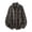 Brown, variant on Gamivast Plaid Shirts for Men-Oversized Long Sleeve Button Down Shirt with Pockets Fall Collared Flannel Shirts Fall Jackets Hot Pink XL