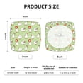 thumbnail image 6 of Lsque Cartoon Duck Printed Square Couch Cushion Covers, Floral Sofa Cushion Covers Replacement, Stretch Couch Covers for Couch-16.9in, 6 of 9