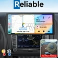 thumbnail image 2 of CD Slot Car Mount for Portable CarPlay Screens, Adjustable Angles, Low Profile and Sleek, Integrated Mounting Solution for in-Car Android Display Monitors (4-Tab Bracket Mount), 2 of 4