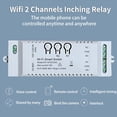 thumbnail image 3 of 4X 2CH WiFi Smart Switch DIY Timer APP 7-32V USB 5V 2.4G WiFi Home Automation Module for Home IFTT, 3 of 7