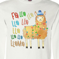 thumbnail image 4 of Inktastic Cute Christmas Fa Lla Llama Long Sleeve T-Shirt, 4 of 5