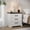 White, variant on IFMUST Farmhouse 3 Drawers Nightstand with Charging Station, Rustic Wood Nightstand with Drawers for Bedroom, Living Room, White