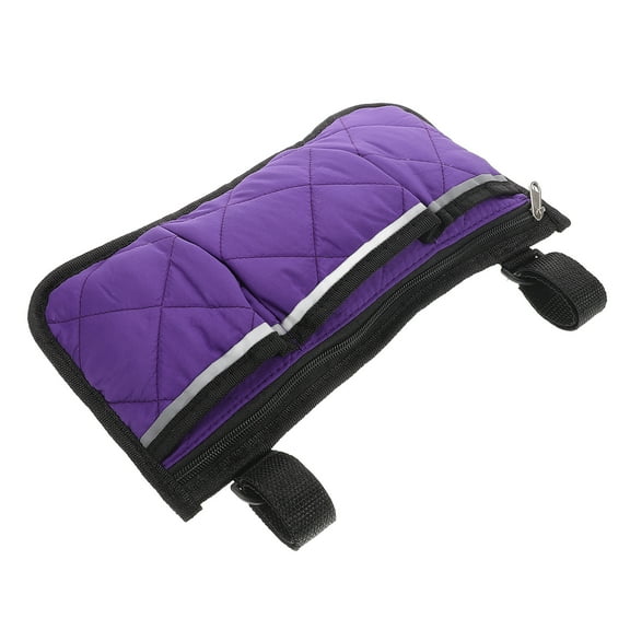 Wheelchair Side Hanging Bag Large Capacity Wheelchair Armrest Pocket Wheelchair Side Bag Walker Bag for Folding Walker Wheelchair Pouch Side Pocket