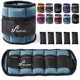 thumbnail image 1 of Pesas de tobillo Sportneer ajustables de 1 a 5 kg, 2 unidades, color azul oscuro, 1 of 9