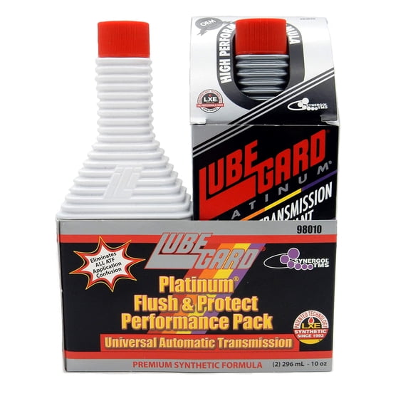 Lubegard 98010 Platinum Universal Flush and Protect Performance Pack for Automatic Transmissions