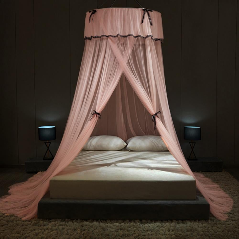 Deluxe Bed Canopy for Girls & Adults , Dome Canopy Bed Curtains Mosquito Net Play Tent for Kids Teen Adult King Queen Full Double Bed