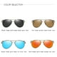 thumbnail image 5 of Nuevas gafas de sol polarizadas para hombres y mujeres gafas deslumbrantes de metal gafas de sol de conducción a la moda montura negra, 5 of 8
