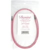 Denise Interchangeable Knit and Crochet Long Cord, 24", White