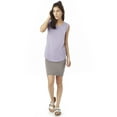 thumbnail image 3 of Alternative Apparel Ladies' Cap-Sleeve Crew. Dusty Plum. 2XL., 3 of 4