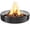 Black, variant on 72 Inch Round Galvanized Fire Pit Ring, Foldable Outdoor Fire Ring for Yard, Garden, Park, Beach and Campfire,(6 FT Diameter, Silver)
