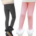 thumbnail image 4 of BULLPIANO Children Girls Leggings Kids Warm Thick Fleece Lined Winter Skinny Pants Teenage Child 2-13 Years, 4 of 4