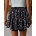thumbnail image 4 of KISSMODA Flowy Shorts for Women Chiffon Ruffle Skorts Mini Skirts for Teen Girls, 4 of 4