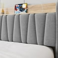 thumbnail image 4 of EDTara Bed Frame with Storage Headboard, Upholstered Platform Beds with Drawers, Charging Station, Noise-Free, No Box Spring Needed, Easy Assembly, 4 of 6