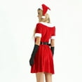 thumbnail image 5 of Christmas Dresses Christmas Party Outfits for Women Ladies Christmas Dress Red Santa Show Casual Dress, 5 of 7