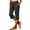 Dark Gray, variant on SBYOJLPB Capris Pants for Women Casual Loose Solid Trousers with Pockets