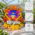 Turkey Neon Sign Thanksgiving Decor Gobble Till You Wobble Dimmable ...