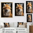 thumbnail image 4 of Designart "Guardian of the Orange Fox" Animals Wall Decor, 4 of 5