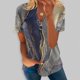 thumbnail image 2 of Blusa informal elegante de manga corta con cremallera y cuello redondo para mujer OAVQHLG3B Store lin121212, 2 of 5