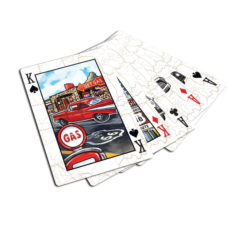 ジョーカー　ポーカーセット MasterPieces Casino Style 300 Piece Poker Chip Set - Route 66