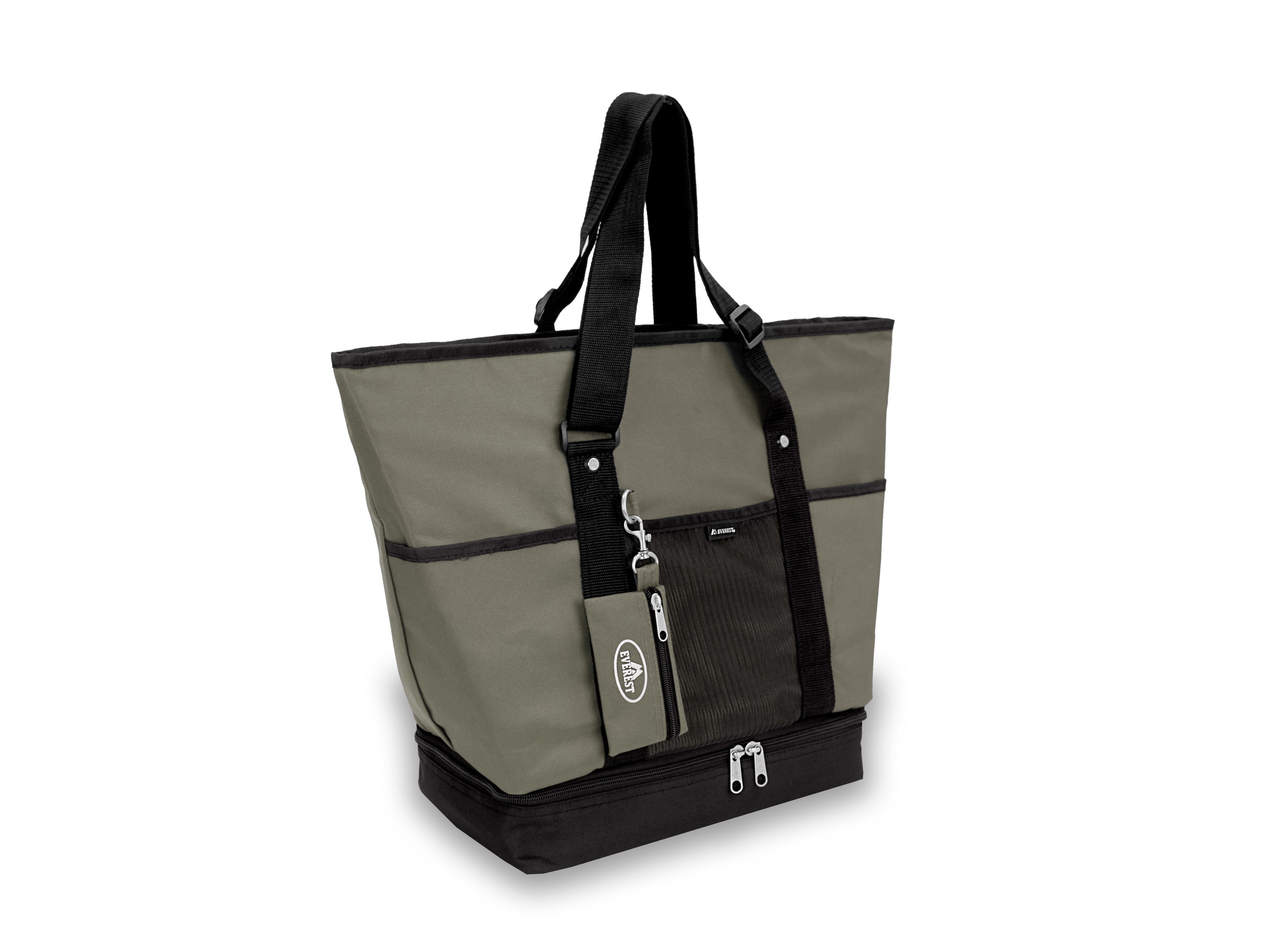 Everest Unisex Deluxe Shopping Tote Bag Khaki - image 2 of 4