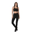thumbnail image 1 of Conjunto deportivo Baleev Fit eco-friendly Top y Malla color negro, 1 of 7