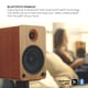 thumbnail image 5 of Par de altavoces de estantería Kanto YU6 Walnut de 200 W con Bluetooth, 5 of 9