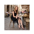 thumbnail image 6 of BLISSFUL STEP Stiletto Heels Sandal Slingback Ankle Buckle Strap High Heel Round-Toe Sandals for Women Burgundy (Size 6), 6 of 7