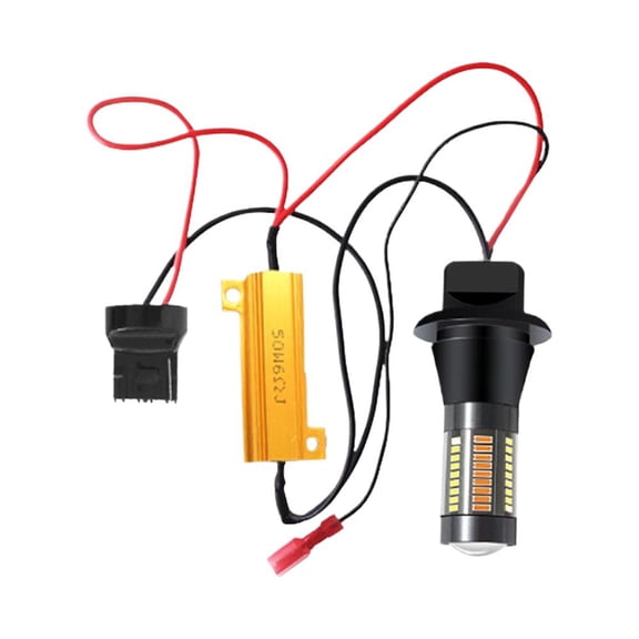 2x 60 LED Dual-Color Switchback Daytime Running DRL Turn Light Bulb Kit