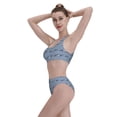 thumbnail image 6 of Picia Cute Whale Women's High Waisted Bikini Scoop Neck Swimsuit Two Pieces Bathing Suit-Large, 6 of 8