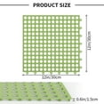 thumbnail image 2 of 12inx12in Drainage Interlocking Floor Mats Tiles,TPE Non slip  Floor Tiles Green  50PCS, 2 of 7