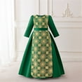 thumbnail image 2 of Odeerbi Niñas Vestido Retro Vintage Musulmán Bordado Islámico Oración Vestido Algodón Princesa Vestidos de Noche Vestidos Formales Túnica Manga Larga, 2 of 9