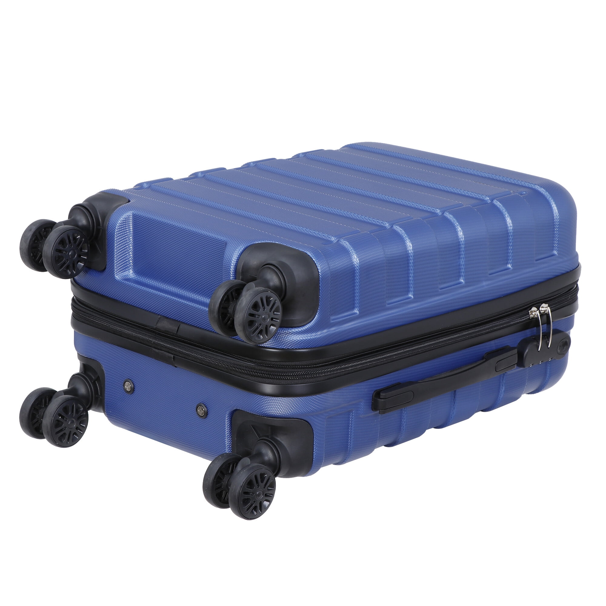 ZENY 21" Expandable ABS Luggage Suitcase Trolley, Blue