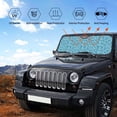 thumbnail image 5 of Kdxio Beautiful Floral Print Front Windshield Sun Shade,Folding Auto Sunshade for Car Truck SUV-, 5 of 7