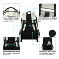 thumbnail image 4 of FORMRS Kids School Backpack Elementary Student Unisex Travel Bookbag with Reflective Stripes, Gray Marble Pattern, 4 of 7