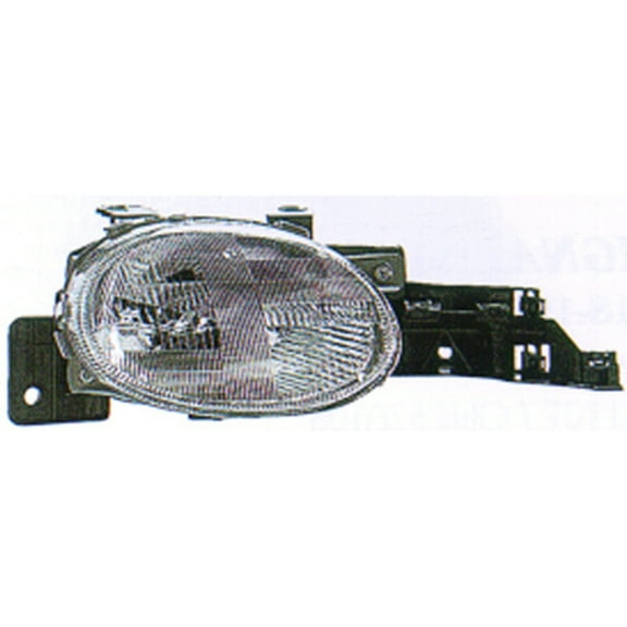KAI New Standard Replacement Passenger Side Headlight Assembly, Fits 1995-1999 Dodge Neon