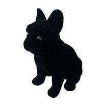 Realistic Flocked French Bulldog Figurine, Capturing Lifelike Charm And Warm Companionship, Perfect For Home Decoration And Meaningful Gift