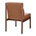 thumbnail image 5 of NPD Furniture Micah Faux Leather Dining Side Chair in Vintage Cider, 5 of 15
