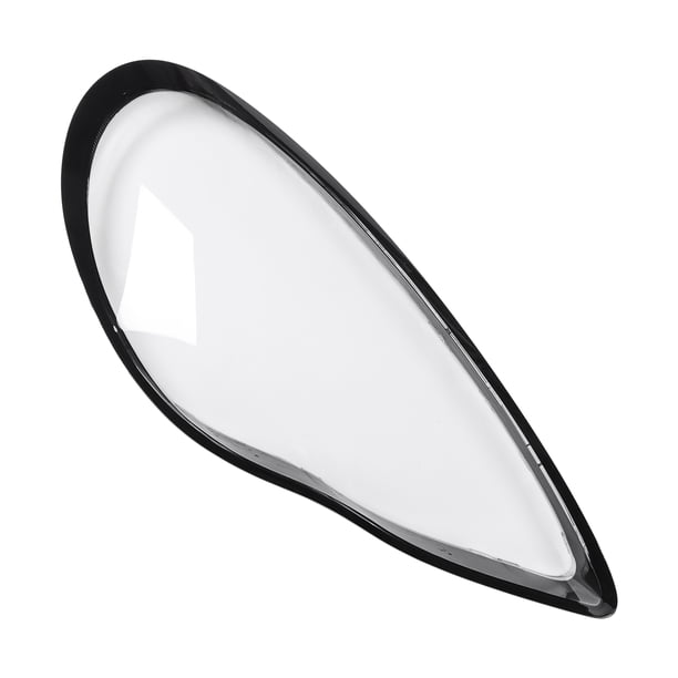 Cubierta de Lente de Faro Unique Bargains Cubierta de Lente Claro para Porsche Panamera 2011-2013 Negro Claro PC 1 Pcs Frontal Derecho