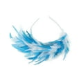 thumbnail image 5 of Unique Bargains 1 Pc Headband Color Matching Feathers Hair Accessories for Women White Blue, 5 of 5